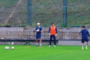 惊不惊喜！王大雷训练里突如其来